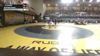 132 lbs Consi Of 16 #2 - Aj Stover, Peddie School vs Matthew Hough, Deerfield Academy