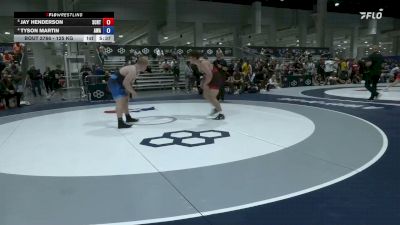 125 kg Quarters - Jay Henderson, Spartan Combat RTC/ Titan Mercury Wrestling Club vs Tyson Martin, Askren Wrestling Academy