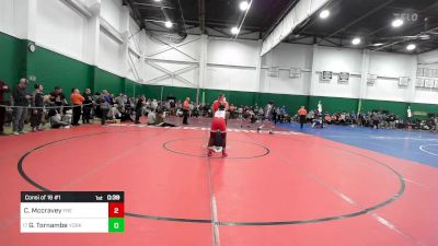 101 lbs Consi Of 16 #1 - Christian Mccravey, Freeport vs Gio Tornambe, Yorktown