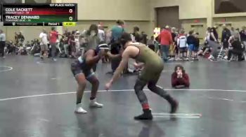 125 lbs Finals (2 Team) - Tracey Dennard, Tennessee Blue vs Cole Sackett, Missouri Gold