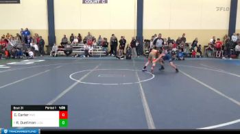 90 lbs Cons. Round 2 - Ryker Duellman, LAW La Crosse Area Wrestling vs Colton Carter, Pinnacle Wrestling Club