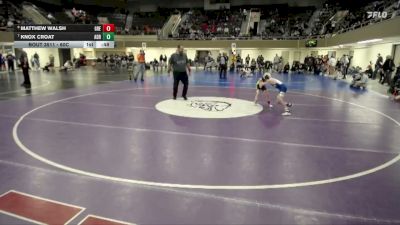 60C Cons. Round 1 - Matthew Walsh, Greenbush vs Knox Croat, Adrian