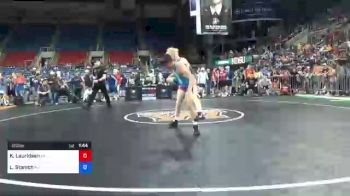 120 lbs Quarterfinal - Kael Lauridsen, Nebraska vs Luke Stanich, New Jersey