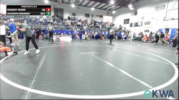 52 lbs Round Of 16 - KianRay Maine, Lexington Wrestling Club vs Jackson Kreamer, Murray County Takedown Club