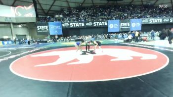 Girls 3A 130 lbs Champ. Round 1 - Anareli Castillo-Gonzalez, Kentlake (Girls) vs Jaid Williams, Oak Harbor (Girls)