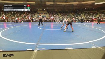 58 lbs Consi Of 16 #1 - Ray Lopez, Pounders WC vs Axel Gibson, Team Guthrie Wrestling