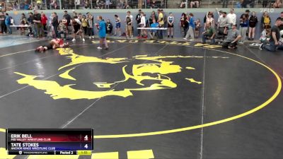 93 lbs Quarterfinal - Erik Bell, Mid Valley Wrestling Club vs Tate Stokes, Anchor Kings Wrestling Club