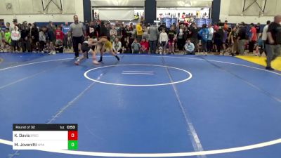 84 lbs Round Of 32 - Kerrigan Davis, Brecksville vs Maximus Jovenitti, WPA Spartans