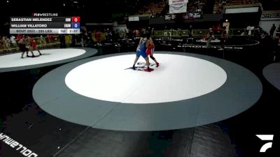 285 lbs Cons. Round 3 - Sebastian Melendez, Spring Hills Wrestling vs William Villatoro, Edison High School Wrestling