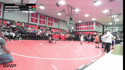 98 lbs Round Of 16 - Easton Ishmael, Broken Arrow Jh vs Zachary Durant, McAlester
