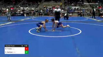 80 lbs Quarterfinal - Maddox Fields, Chickasha Wrestling vs Calvin Rathjen, Sebolt Wrestling Academy