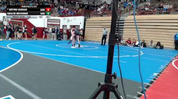 120 lbs Cons. Round 2 - Brynn Vargas, Southport Wrestling Club vs Gracie Brosmer, Intense WC