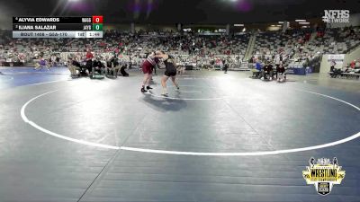 G5A-170 lbs Semifinal - Alyvia Edwards, WAGONER (Girls) vs Iliana Salazar, JAY (Girls)