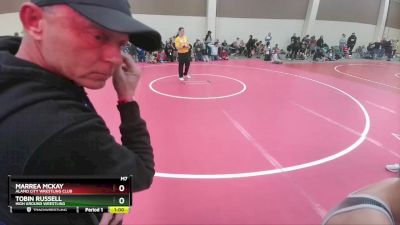 77 lbs Quarterfinal - Marrea McKay, Alamo City Wrestling Club vs Tobin Russell, High Ground Wrestling