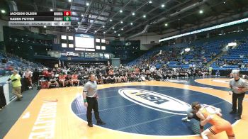 132 lbs Quarterfinals (8 Team) - Kaden Potter, St. Charles (East) vs Jackson Olson, Rockton (Hononegah)