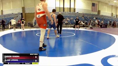 190 lbs Cons. Round 4 - Parker Yendra, NE vs Blake Livdahl, IL