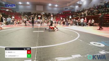 52 lbs Semifinal - Danger Welch, Claremore Wrestling Club vs Dylan Lockwood, Heat