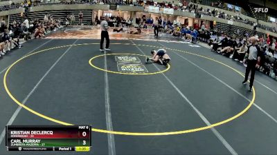 107 lbs Quarterfinals (8 Team) - Carl Murray, Zumbrota-Mazeppa vs Kristian DeClercq, Hononegah