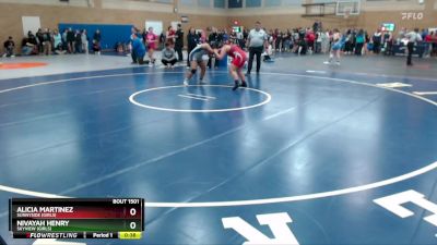 170lbs Cons. Round 7 - Alicia Martinez, Sunnyside (Girls) vs Nivayah Henry, Skyview (Girls)