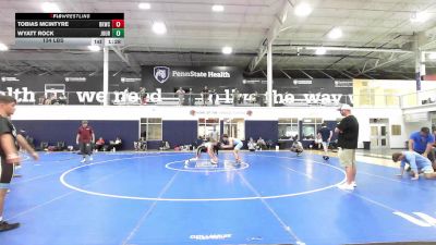 134 lbs Rr Rnd 2 - Tobias Mcintyre, Blue Knights Alpha vs Wyatt Rock, Journeymen Wrestling Red - HSC