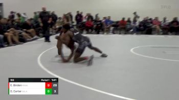 160 lbs Round 3 (6 Team) - Devan Carter, Oklahoma Black Ops vs Ethan Birden, POWA