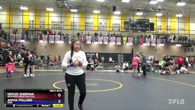 124 lbs 3rd Place Match - Haylee Sherman, Iron Rams Wrestling Club vs Sofiya Pollard, Iowa