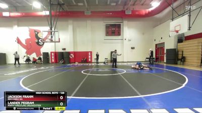 126 lbs Cons. Round 7 - Landen Pegram, North Wrestling Organization vs Jackson Frahm, Red Cobra WA