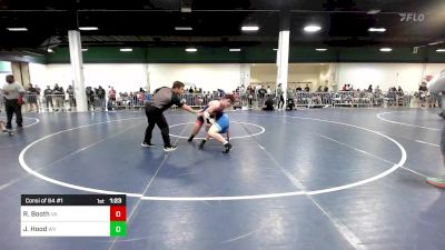 150 lbs Consi Of 64 #1 - Reed Booth, VA vs Jeff Hood, WV