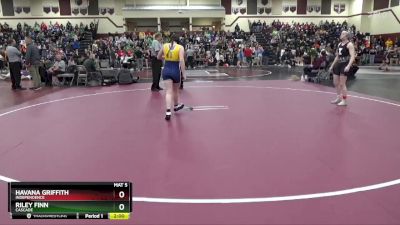 130 lbs Round 2 - Havana Griffith, Independence vs Riley Finn, Cascade