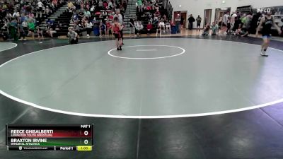 70 lbs Cons. Round 4 - Reece Ghisalberti, Lexington Youth Wrestling vs Braxton Irvine, Immortal Athletics