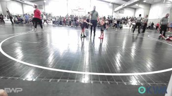 35 lbs Consi Of 4 - Ammy Crisp, Wagoner Takedown Club vs Hadley King, Bartlesville Wrestling Club