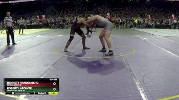 D3-215 lbs Quarterfinal - Bennett VandenBerg, Constantine HS vs Robert LaPointe, Cheboygan Area HS
