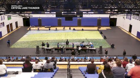 Crystal Lake Thunder "Crystal Lake IL" at 2026 WGI Percussion Indianapolis Regional+