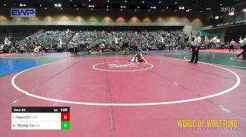 136 lbs Semifinal - Lita Haworth, Salem Elite Mat Club vs Alexis Peregrina, DirtBag Kidz