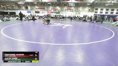 197 lbs Cons. Semi - Trayvonne Jackson, Grand View (Iowa) vs Austin Vanek, Montana State-Northern