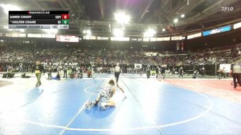 113 lbs Champ. Round 3 - Holten Crane, Bishop Kelly vs James Chudy, Capistrano Valley