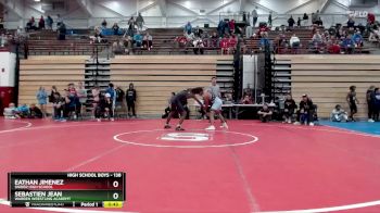 138 lbs Cons. Round 2 - Sebastien Jean, Warren Wrestling Academy vs Eathan Jimenez, Snider High School