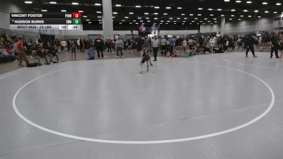 75 lbs Cons. Sub-quarters - Vincent Foster, Pennsylvania vs Hudson Burns, Sebolt Wrestling Academy