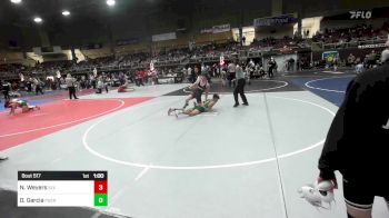 144 lbs Rr Rnd 2 - Noah Weyers, SLV Elite WC vs Donovan Garcia, Pueblo County WC