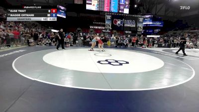 145 lbs Quarters - Elise Twait, ID vs Maggie Ortmann, MO