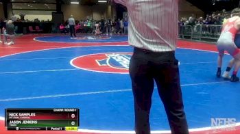 1A-120 lbs Semifinal - Jason Jenkins, Trion vs Nick Samples, Mt Zion, Carroll