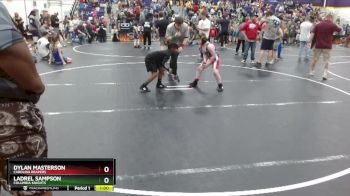 92 lbs Round 5 - Ladrel Sampson, Columbia Knights vs Dylan Masterson, Carolina Reapers