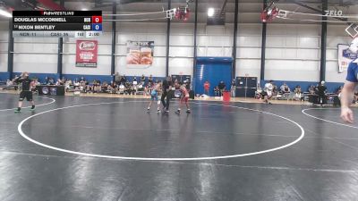 75 lbs Douglas McConnell, North Carolina Red vs Nixon Bentley, California Silver