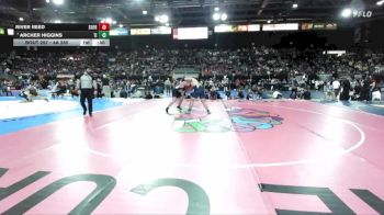 4A 285 lbs Cons. Round 2 - Archer Higgins, Timberlake vs River Reed, South Fremont