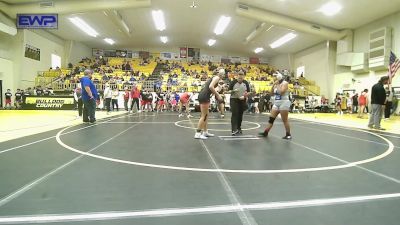 145 lbs Consolation - Alejandra Yzabal, Har-Ber High School vs Khloe Justus, Wagoner