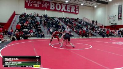 197 lbs Semifinal - Tejvir Dhinsa, Unattached vs Jonathon Fagen, Linfield University