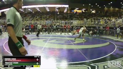 2A 195 lbs Cons. Round 2 - Tristan Vann, Lake Gibson vs Derek King, New Smyrna Beach Sr H S