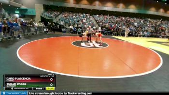 126 lbs Cons. Round 5 - Cairo Plascencia, Central vs Taylor Daines, University