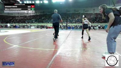 128 lbs Consi Of 32 #2 - Sivanah White, Cache vs Bella Stokesberry, Tonkawa