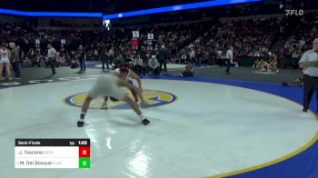 144 lbs Semifinal - Joseph Toscano, Buchanan vs Max Del Bosque, Clovis North